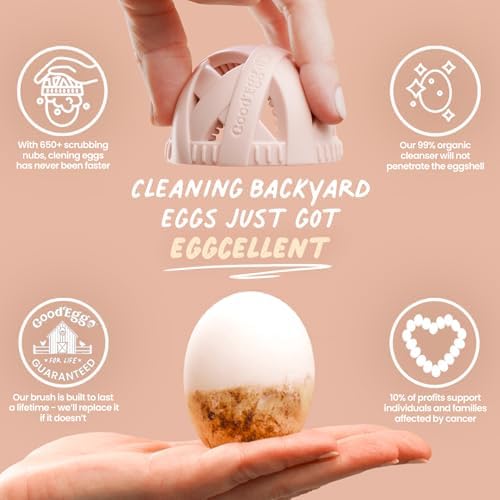 GoodEgg The Original Egg Brush, Silicone Egg Cleaning Brush - Image 2