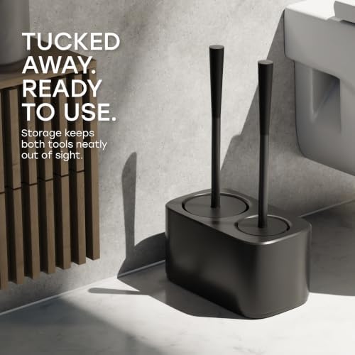 2-in-1 Toilet Plunger and Bowl Brush Set - Image 5