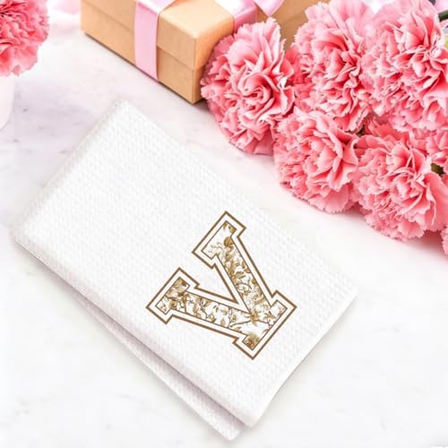 Chinoiserie Initial Kitchen Towels, Personalized Kitchen Towels, Personalized - Image 4