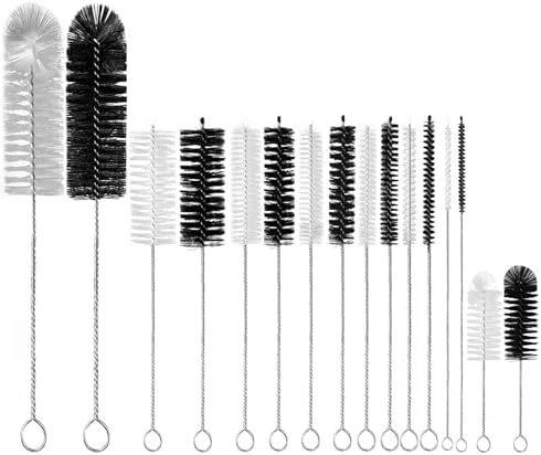 Cleaning Brushes, for Washing Narrow Neck Water Bottles Jars Teapot Spout by Yuknees