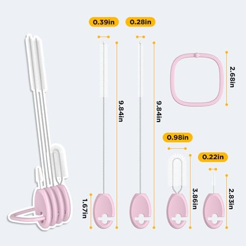 Straw Cleaner Brush Set, 4-in-1 - Image 2