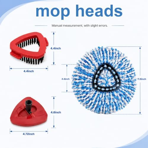 6 Pack Mop Replacement Head Compatible - Image 2
