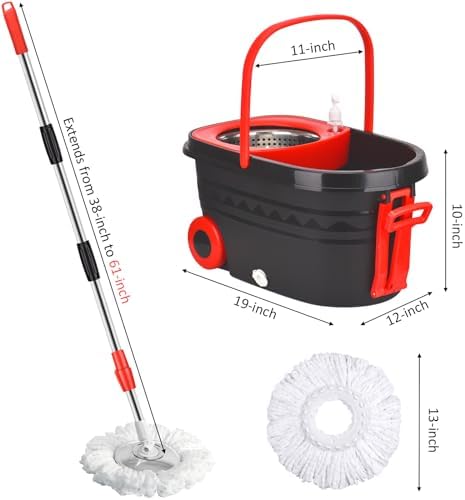 Spin Mop Bucket, Spin Mop Bucket System - Image 2