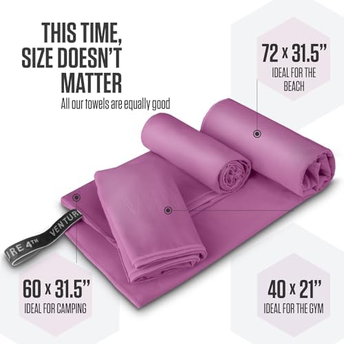 VENTURE 4TH Quick Dry Microfiber Towel - Image 3