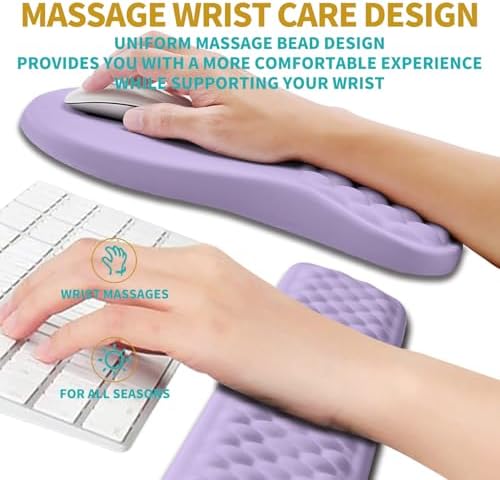 Hokafenle 2 in 1 Ergonomic Mouse Pad Wrist Support & Wrist Rest - Image 4