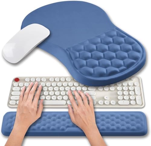 Hokafenle 2 in 1 Ergonomic Mouse Pad Wrist Support & Wrist Rest by Hokafenle