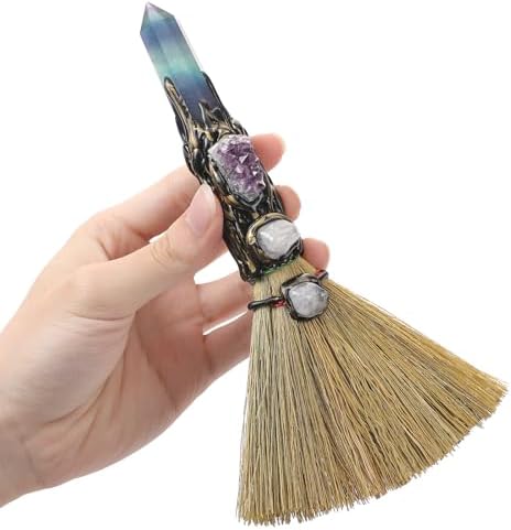 RENEMEGO Witchcraft Supplies Witches Broom by RENEMEGO