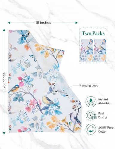 Flour Sack Kitchen Towels 2 Pack, 18x26 Inch - Image 2
