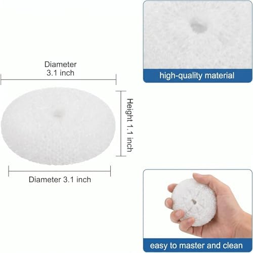 Blulu 15 Pcs Plastic Dish Scrubbers, Nylon Mesh Pads - Image 2