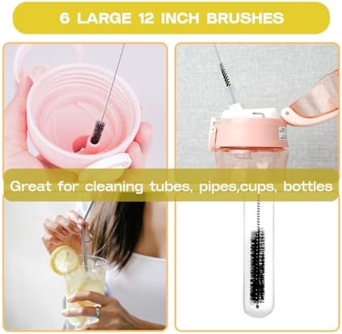 Brush Family Straw Cleaner Brush Set 6 Piece - Image 3