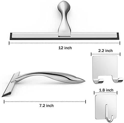 All-Purpose Stainless Steel Shower Squeegee - Image 2
