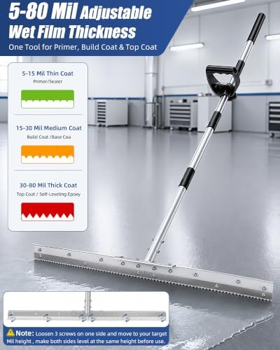 Industrial Notched Epoxy Squeegee - Image 2