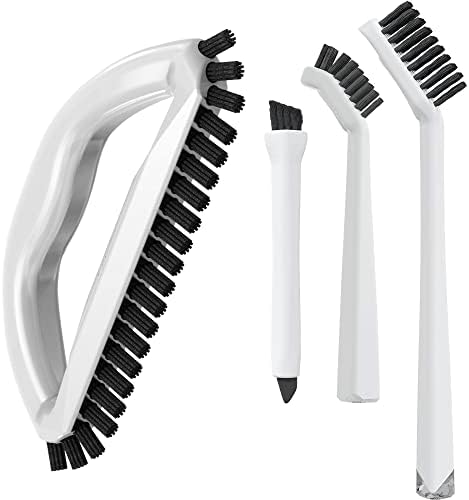Grout Cleaning Brush Set Heavy Duty Hand Grout Scrub Brush & Detail Cleaning by TheCrownChoice