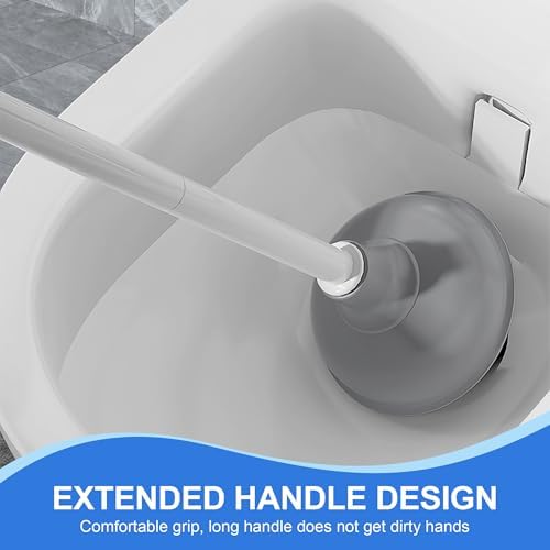 Silkyhose 2Pack Toilet Brush & Plunger Set - Image 5