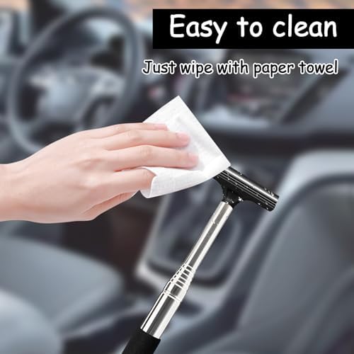 1 Pcs Car Window Mini Squeegee Retractable Auto Glass Squeegee Car Rearview - Image 4