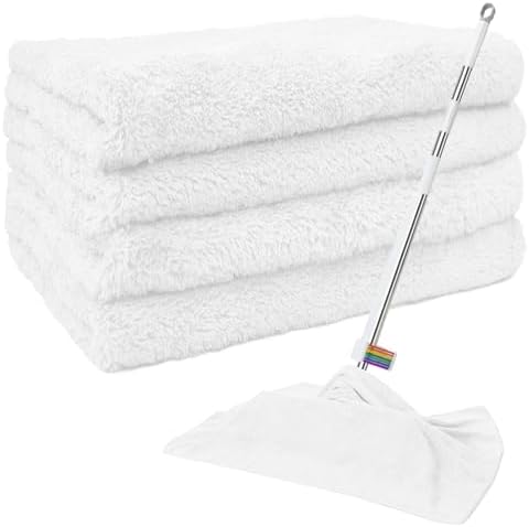 4 Pcs Extra Large Microfiber Cleaning Cloth, Lint and Streak Free by CODOHI