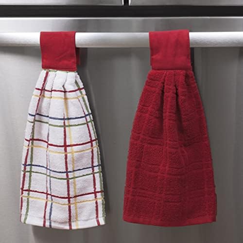 Ritz Premium 100% Cotton Solid & Multi Check Kitchen Tie Towel Absorbent - Image 5