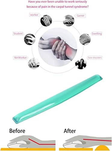 Silicone Gel Mouse Wrist Rest Plus Mouse Wrist Support Pad Office, Mac - Image 3