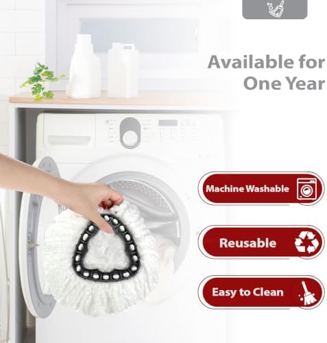 Spin Mop Replacement Heads, 4 Pack Compatible - Image 6