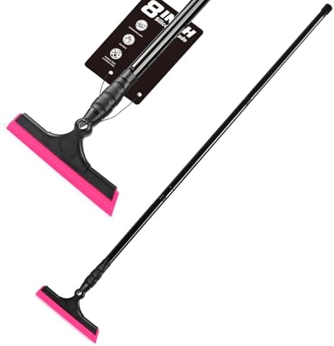 EHDIS 8 Inch Wide Silicone Window Tint Squeegee 16‘’ -45 ‘’ Long Handle by EHDIS