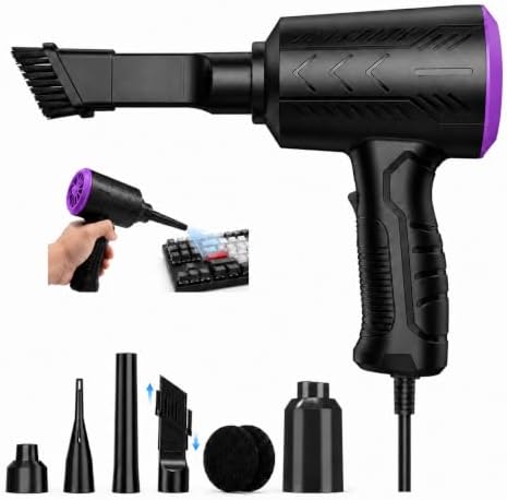 Electric Air Duster, 500W Corded Dust Blower by Goweto