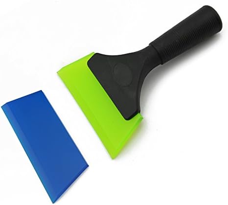 FOSHIO Squeegee Scraper Shower Mirror Glass Wiper Window Cleaner - Image 2