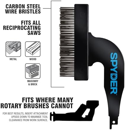 Spyder Steel Bristle Wire Brush Attachment - Image 2