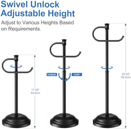 RUMOSE Toilet Paper Holder Stand - Image 2