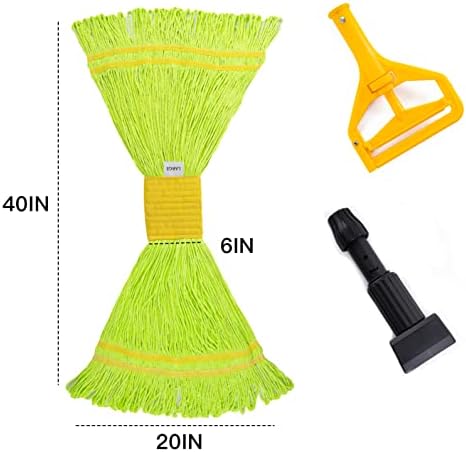 Matthew Cleaning Microfiber String Mop Heavy Duty Commercial Wet Mop Head - Image 3