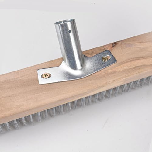 Jeanoko 30CM Stainless Steel Deck Scrub Brush, Heavy Duty Floor Scrubber Brush - Image 7