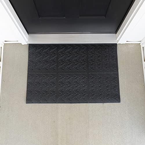CLIMATEX Indoor/Outdoor Scraper Door Mat, Shoe and Boot Scraper Mat, Cleans Mud - Image 4