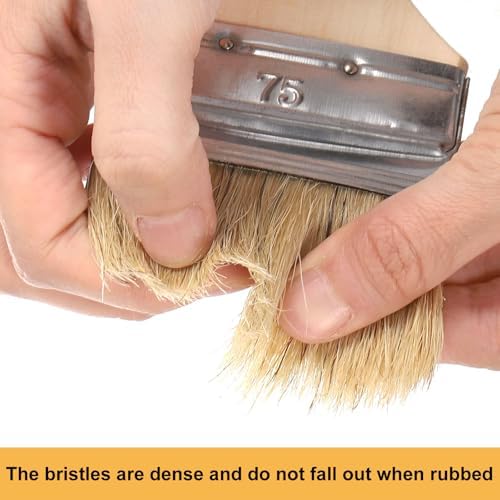 HARFINGTON 2pcs Bent Radiator Paint Brush 3" Width Curved Wall Paint Soft - Image 5