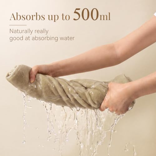 100% Cotton Bath Mat Towel, Soft & Absorbent Floor Towels 20"x32"Brown - Image 3