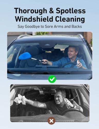 AstroAI 26" Super-Long Windshield Cleaner Tool & Car Interior Detailing Kit - Image 5