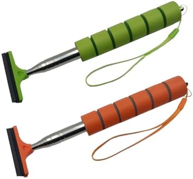 2PCS Car Side Mirror Squeegee, Retractable Vehicle Rear View Mirror Cleaning - Image 7