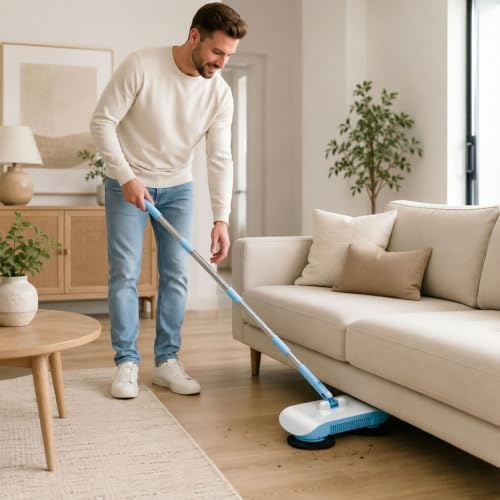 ROTORS Smart Robot Vacuum Mop & Broom, 3-in-1 Manual Push Sweeper - Image 4