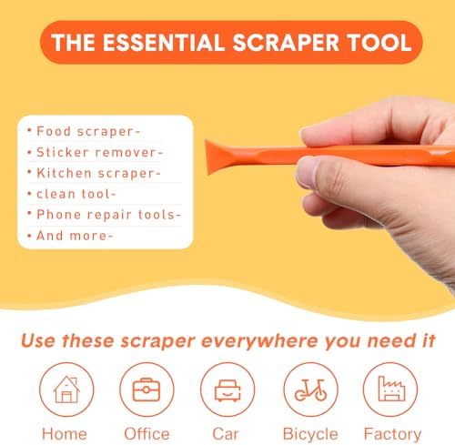 Honoson 9 Pcs Cleaning Scraper Tool, Scratch Free - Image 4