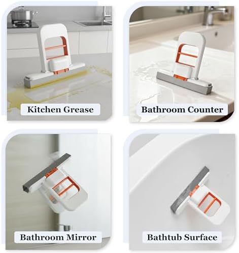 Mini Foldable Sponge Mop, Handheld Self-Squeezing - Image 2