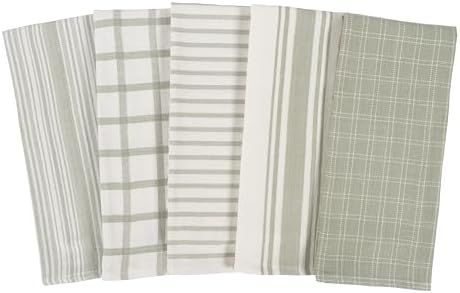 KAF Home Assorted Flat Kitchen Towels |100% Cotton - Image 2