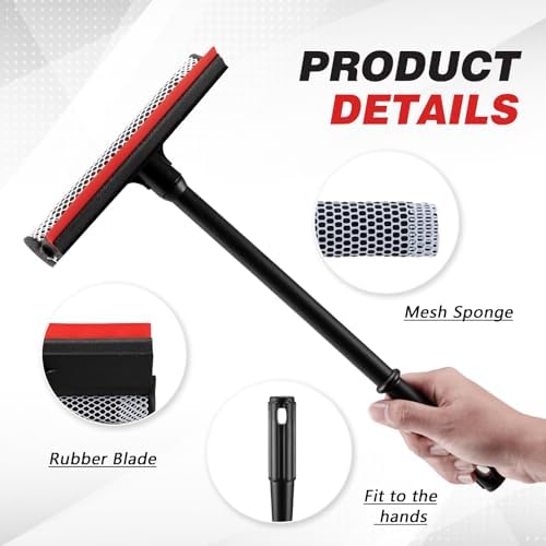 Professional 8.1" 2 in 1 Window Squeegee - Image 2