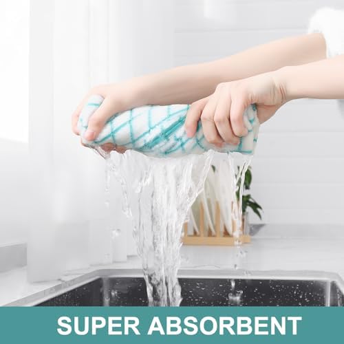 Homaxy Large Premium Cotton Kitchen Towels 16"x 28", 12 Pack - Image 3