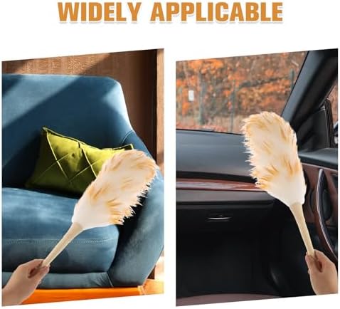 Lambswool Duster with Wooden Handle - Image 3