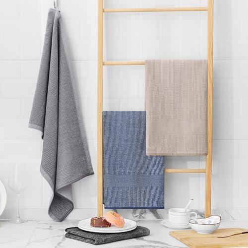 Homaxy 380 GSM Cotton Premium Kitchen Towels 12 Pack - Image 6