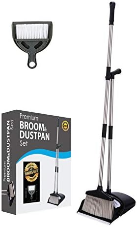 Broom and Dustpan Set, Long Handle by Unknown