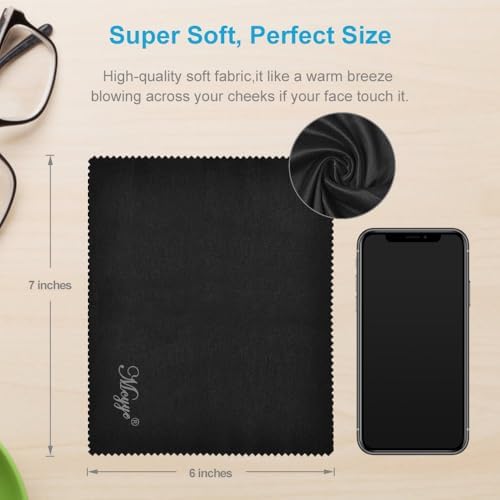 8 PCS Eyeglass Microfiber Cleaning Cloth - Image 2