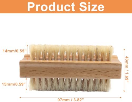 2 PCS Wooden Nail Brush - Image 3