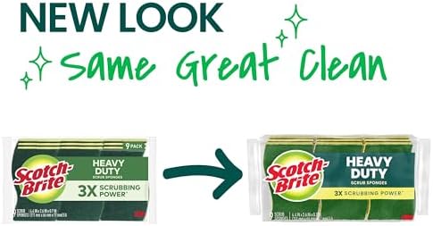 Scotch-Brite Heavy Duty Scrub Sponge, 9 Pack - Image 2