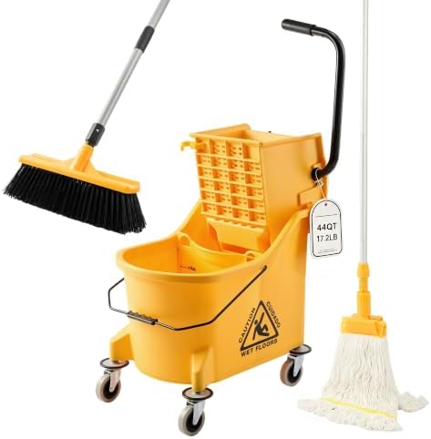 44 QT Commercial Mop Bucket by OFOCHANGEYOURLIFE