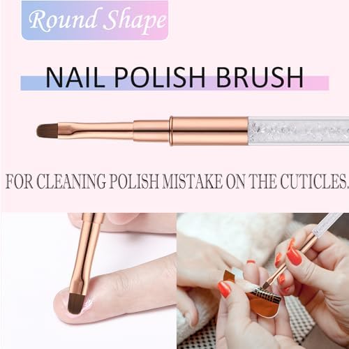 3Pcs Nail Art Clean Up Brushes, - Image 5