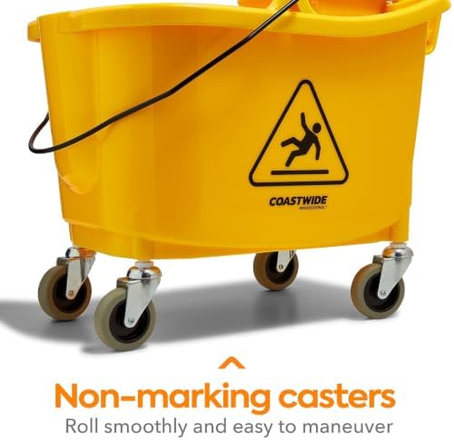 Coastwide Professional Bucket & Side-Press Wringer, 35 Qt - Image 3